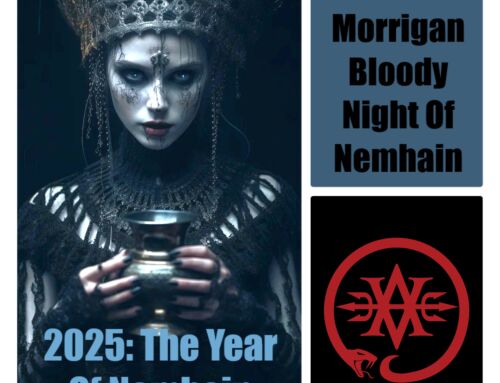 March is Nemhain Month: The Celtic Morrigan Goddess of Battle Mayhem & Blood Magick